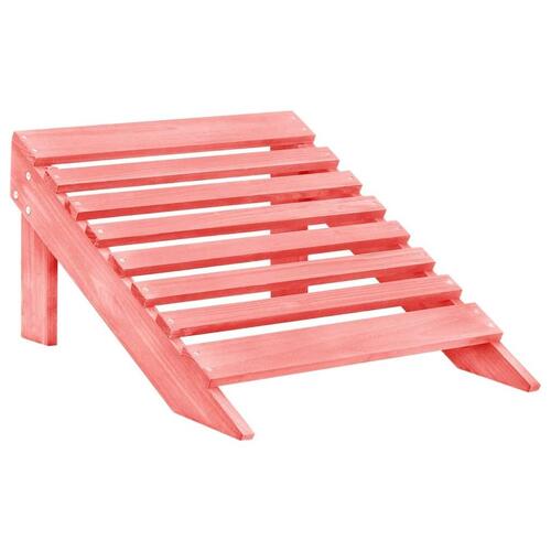 2-personers Adirondack-havestol med fodstøtte grantræ pink