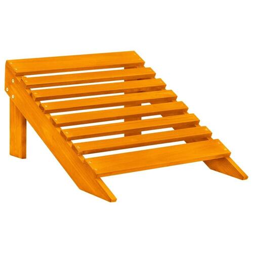 2-personers Adirondack-havestol med fodstøtte grantræ orange