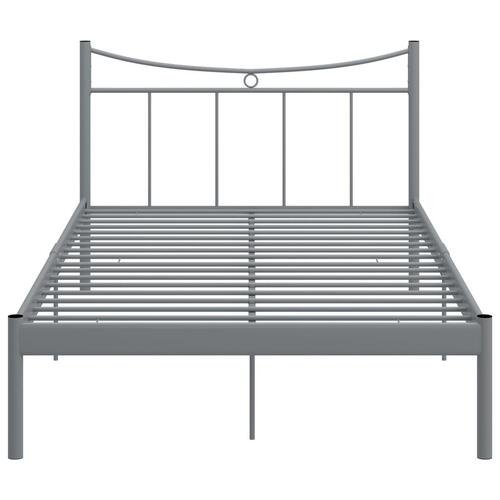Sengestel 120x200 cm metal grå