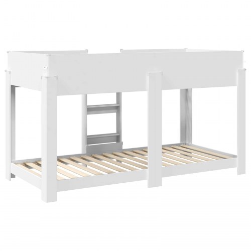 Køjeseng til Børn Hvid 90 x 200 cm Konstrueret træ