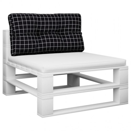 Pallehynde 80×40×12 cm - ternet sort stof