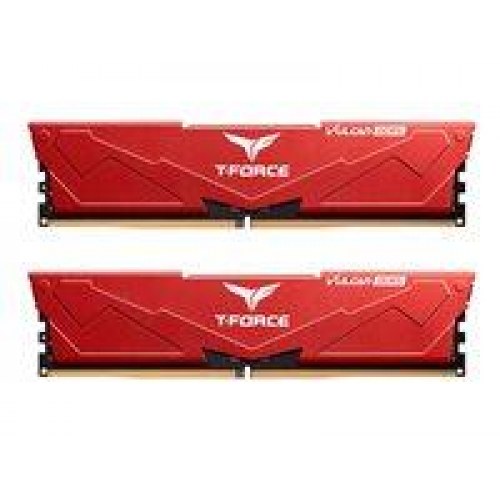 Team Group T‑Force Vulcan DDR5 32 GB (2×16) 6000 MHz CL30 – rød