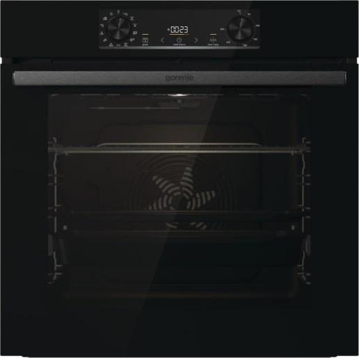 Gorenje BOS6737E06FBG indbygningsovn - 77 l, sort glas billede