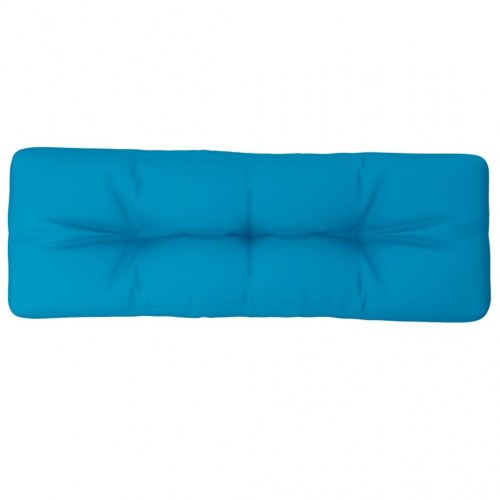 Pallehynde 120 × 40 × 12 cm - stof, lyseblå