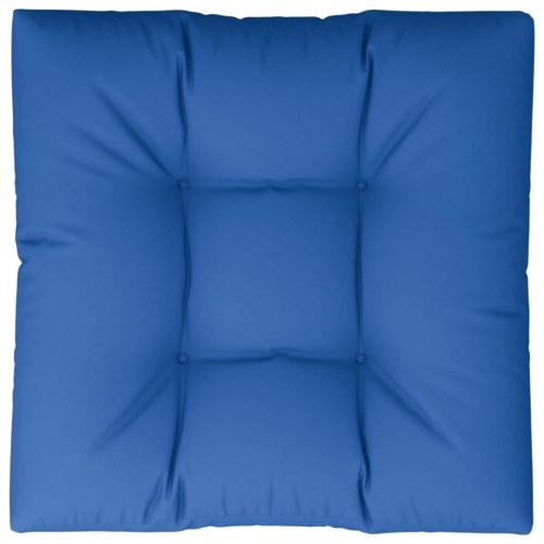 Pallehynde 70 × 70 × 12 cm - stof, kongeblå