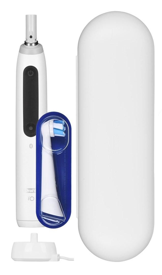 Oral-B iO5 elektrisk tandbørste - Quiet White billede