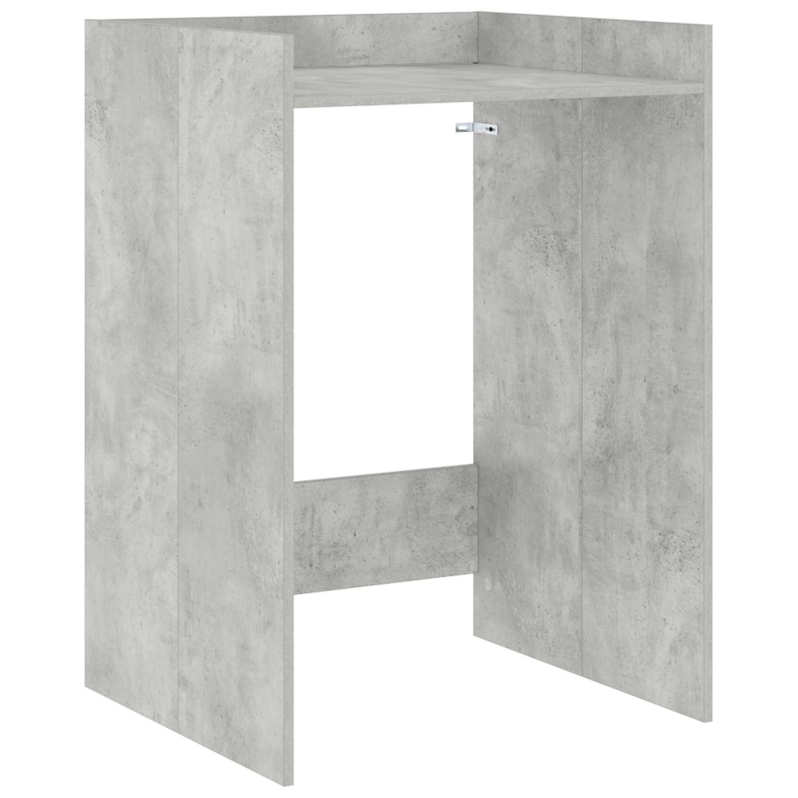 Vaskemaskine Skab Beton 67,5 x 62 x 97 cm Konstrueret træ billede