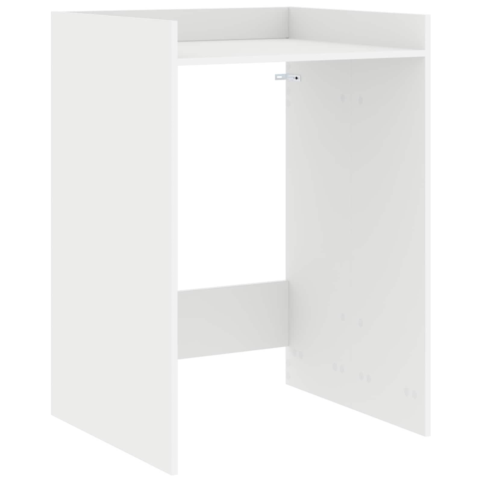 Vaskemaskine Skab Hvid 67,5 x 62 x 97 cm Konstrueret træ billede