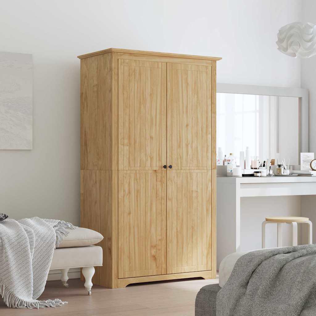 Garderobeskab med dør BODO Honningbrun 53,5 x 99 x 173 cm billede