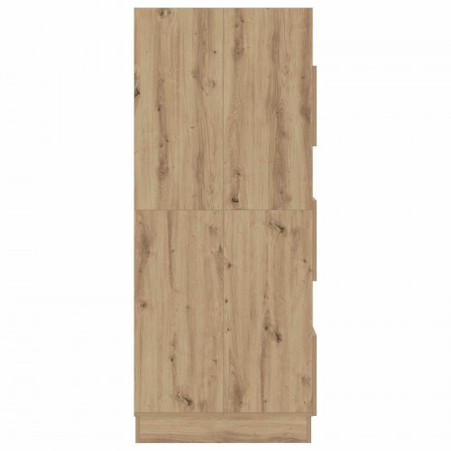 Vaskeskab med opbevaring med dør Artisan Egetræ Konstrueret træ