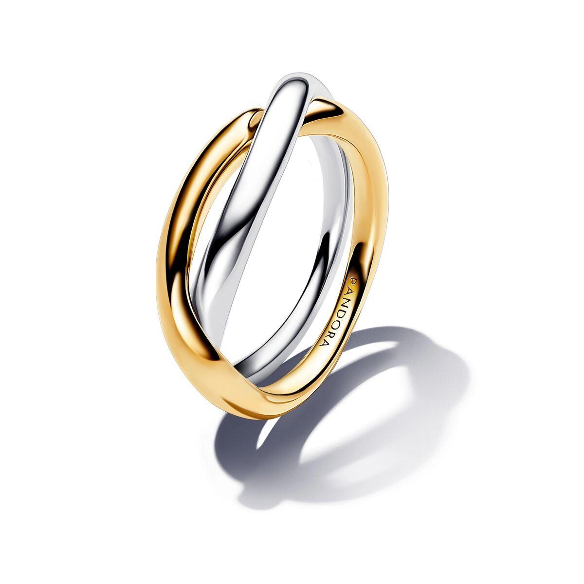 Pandora ring til kvinder 163262C00-58 - str. 18, gylden billede