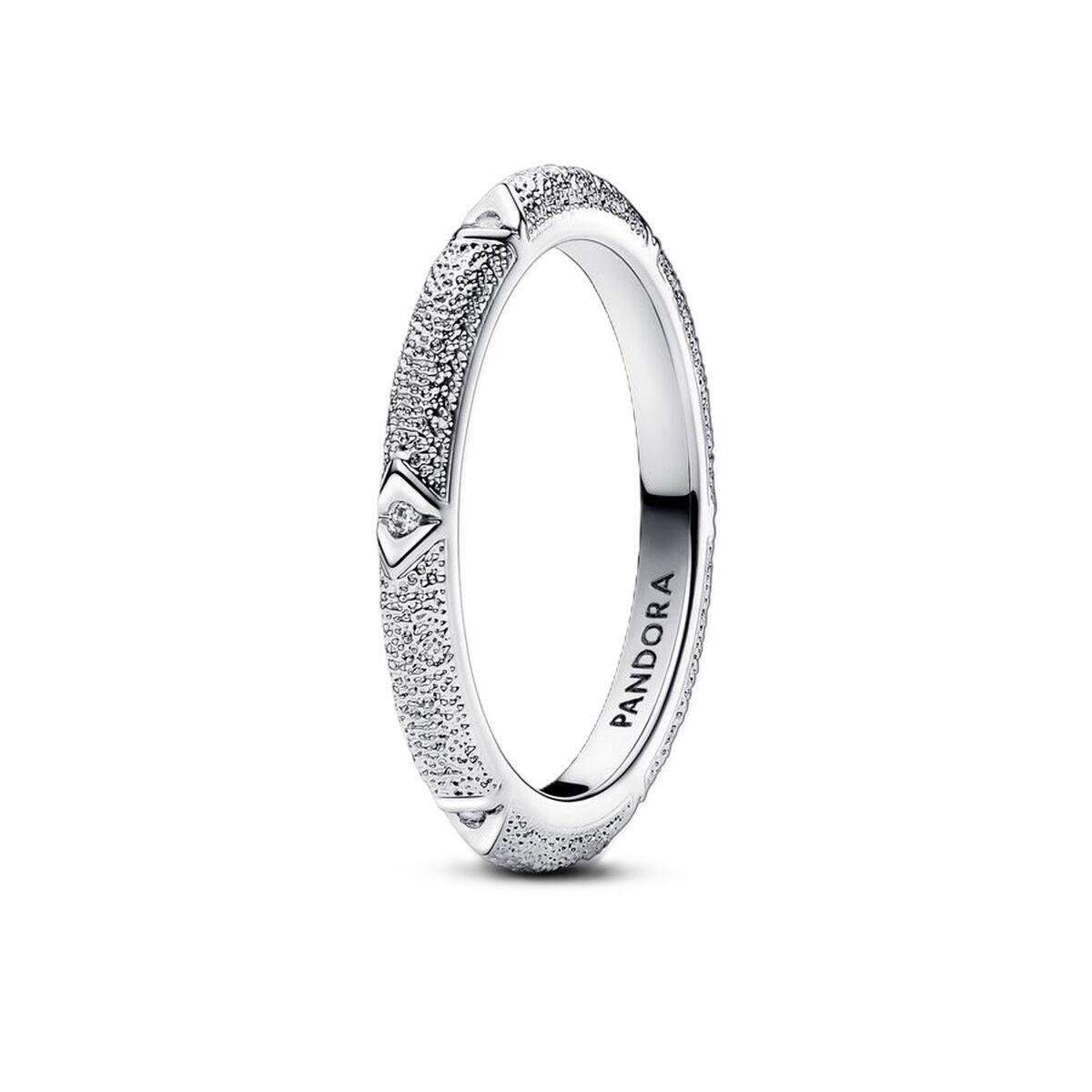 Pandora ring 193322C01-58 - sølvfarvet, str. 18 billede
