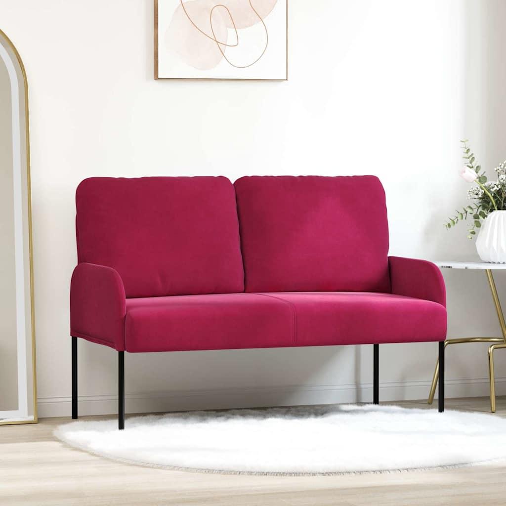 Sofaer med pude 110cm Vinrød Krydsfinér billede