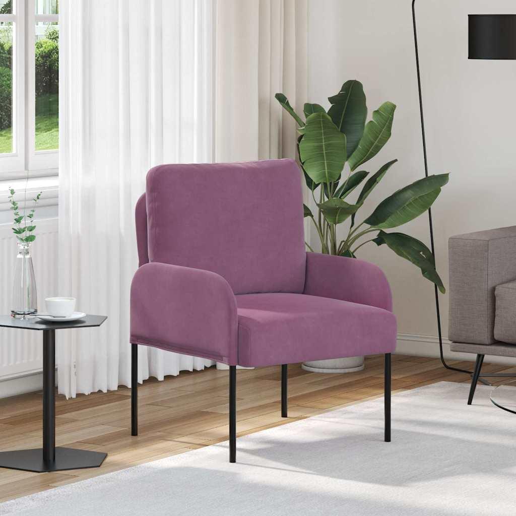 Sofaer med pude 55cm Lilla Krydsfinér billede