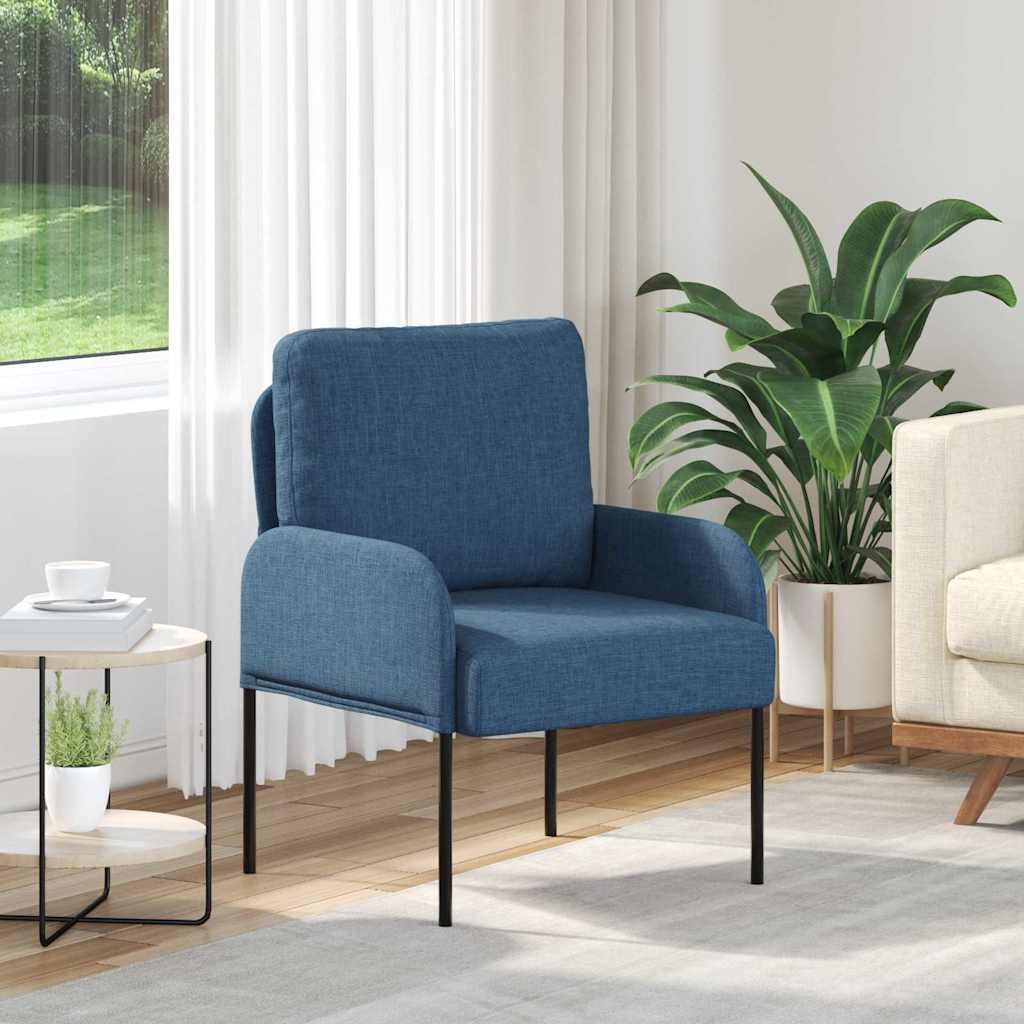 Sofaer med pude 55cm Blå Krydsfinér billede