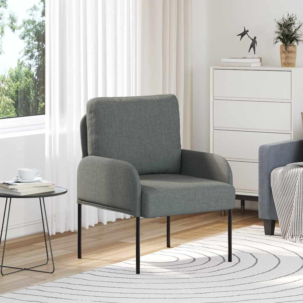 Sofaer med pude 55cm Mørkegrå Krydsfinér billede
