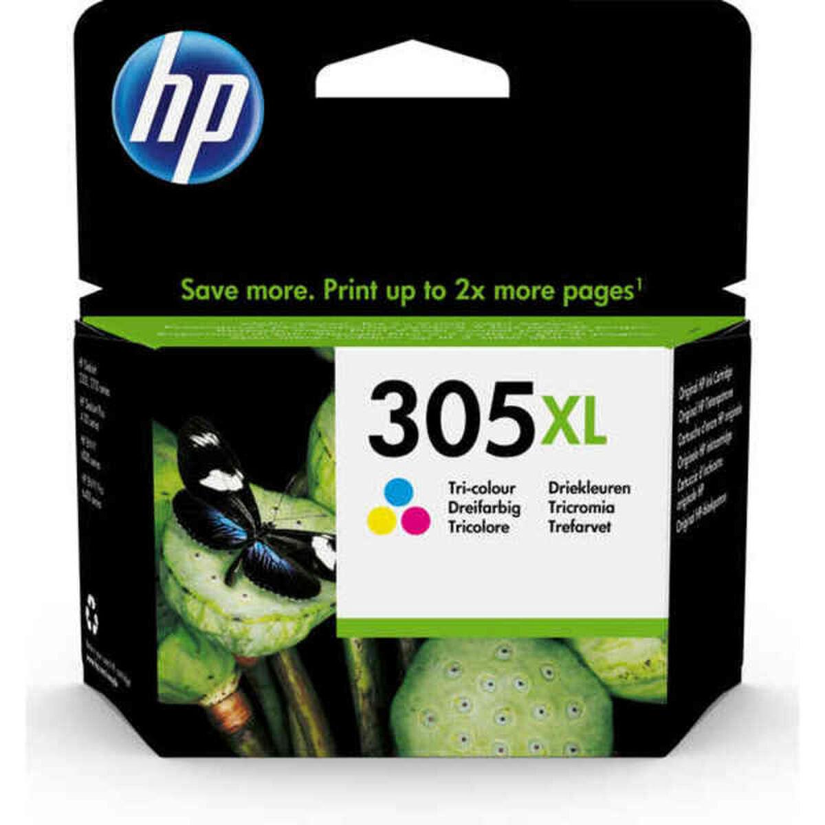 HP 305XL blækpatron - trefarvet (original, høj kapacitet) billede