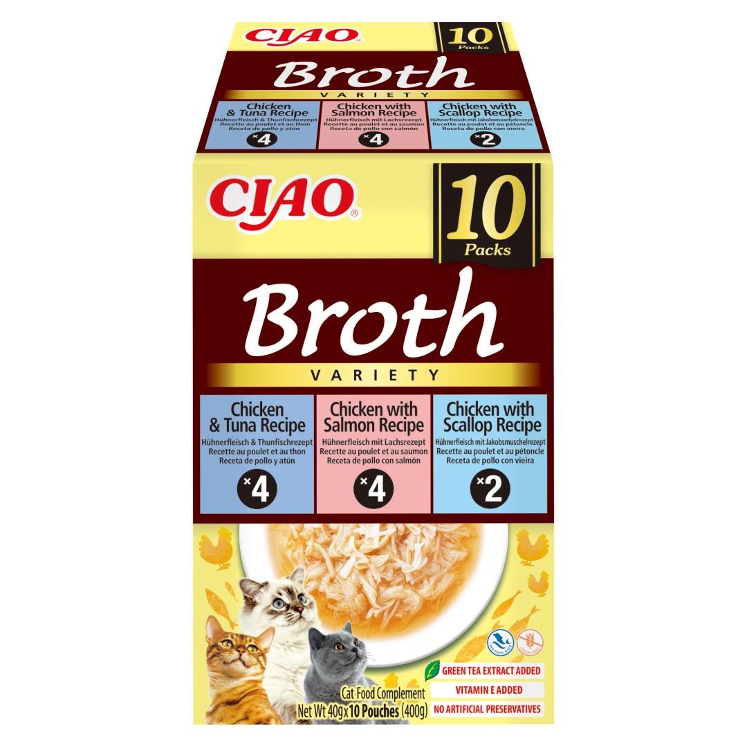 Kattegodbidder INABA Ciao Broth mixsmag - 10 x 40 g