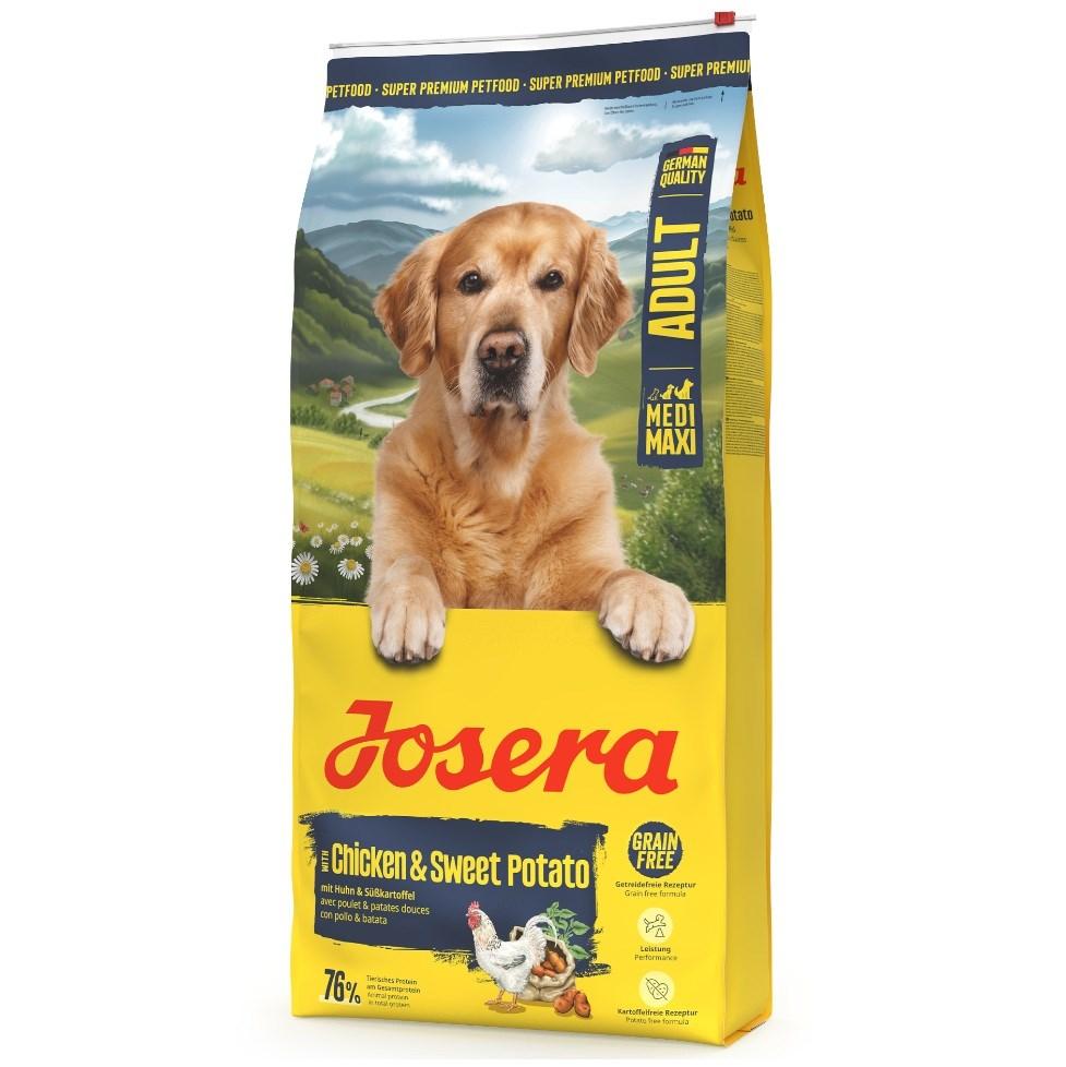 JOSERA Medi/Maxi Chicken & Sweet Potato – tørfoder til voksne hunde 12,5 kg billede
