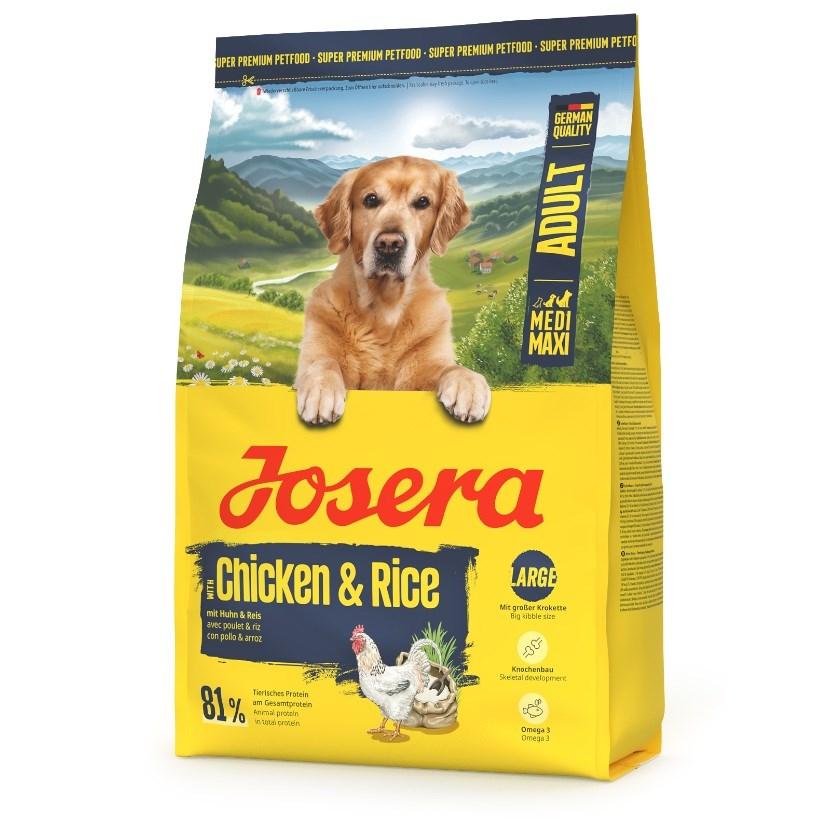 JOSERA Medi/Maxi Chicken & Rice – tørfoder til hunde, 3 kg billede