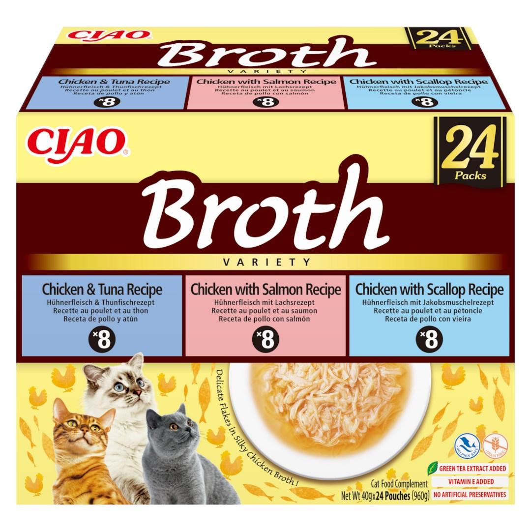 Kattegodbidder INABA Ciao Broth Variety - 24 x 40 g