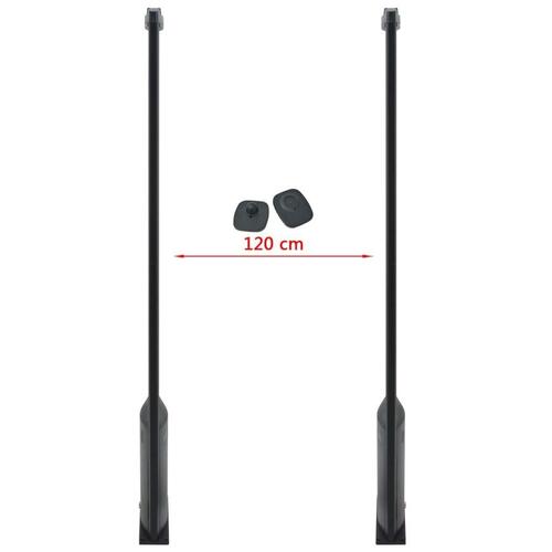 RF-antennesystem med alarmbrikker og alarmbrikfjernere 8,2 MHz sort