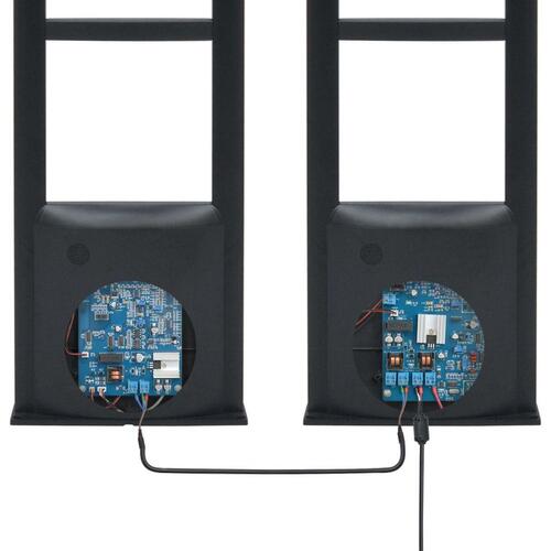 RF-antennesystem med alarmbrikker og alarmbrikfjernere 8,2 MHz sort