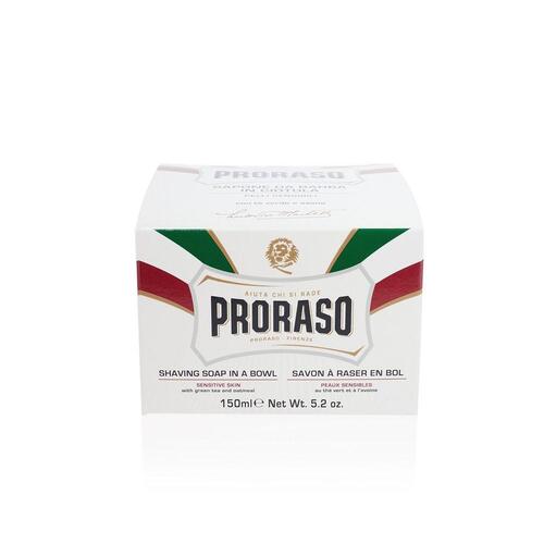 Barbersæbe White Proraso Pelli Sensibli 150 ml