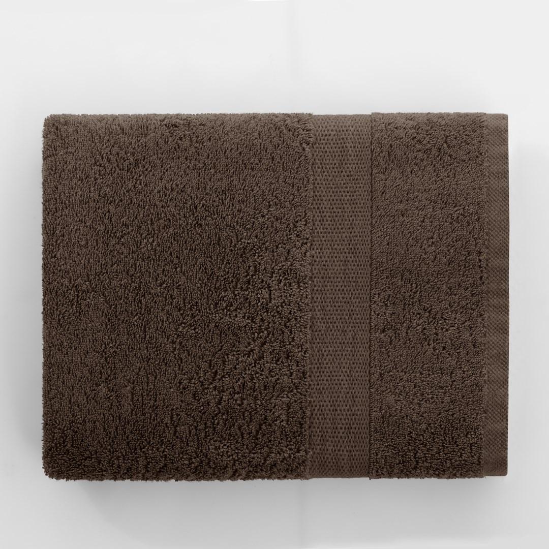 Marina håndklæde 30×50 cm - brun, 100 % bomuld, klassisk billede