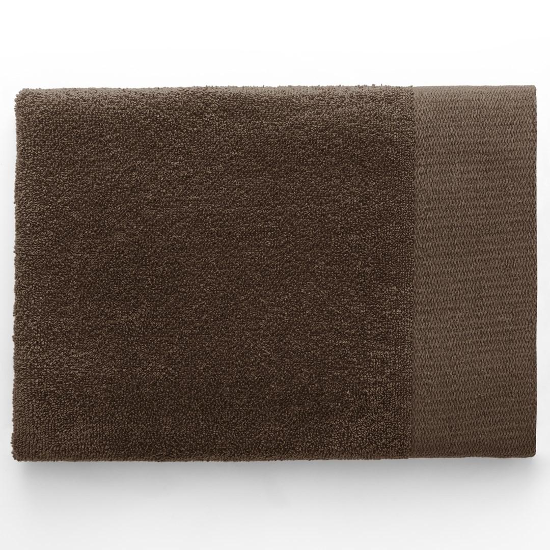 AmeliaHome Amari håndklæde 50×100 cm - brun bomuld, 450 g/m² billede