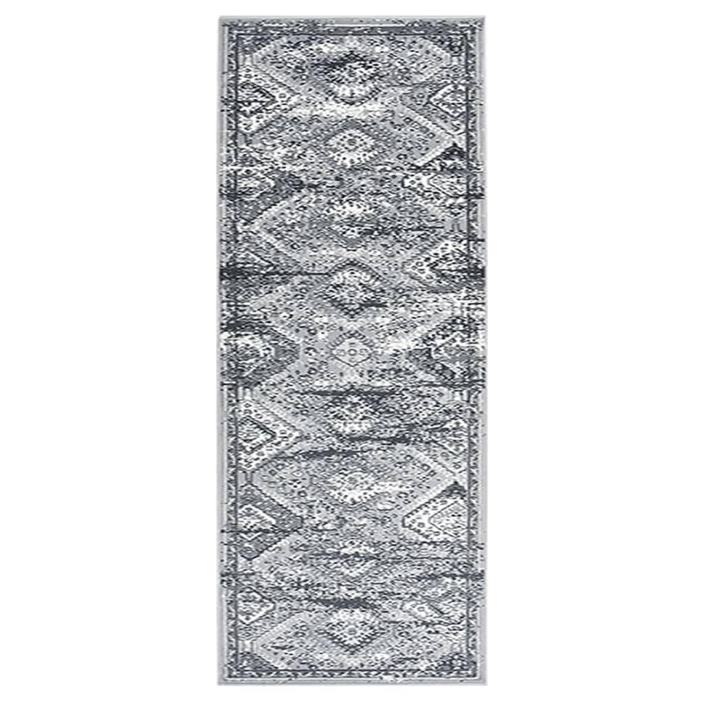 Tæppeløber 80x200 cm orientalsk BCF grå billede