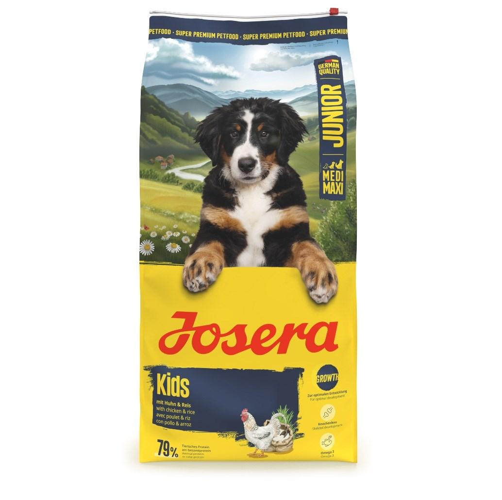 JOSERA Kids Junior hundefoder med kylling – tørfoder 12,5 kg (medium/maxi) billede