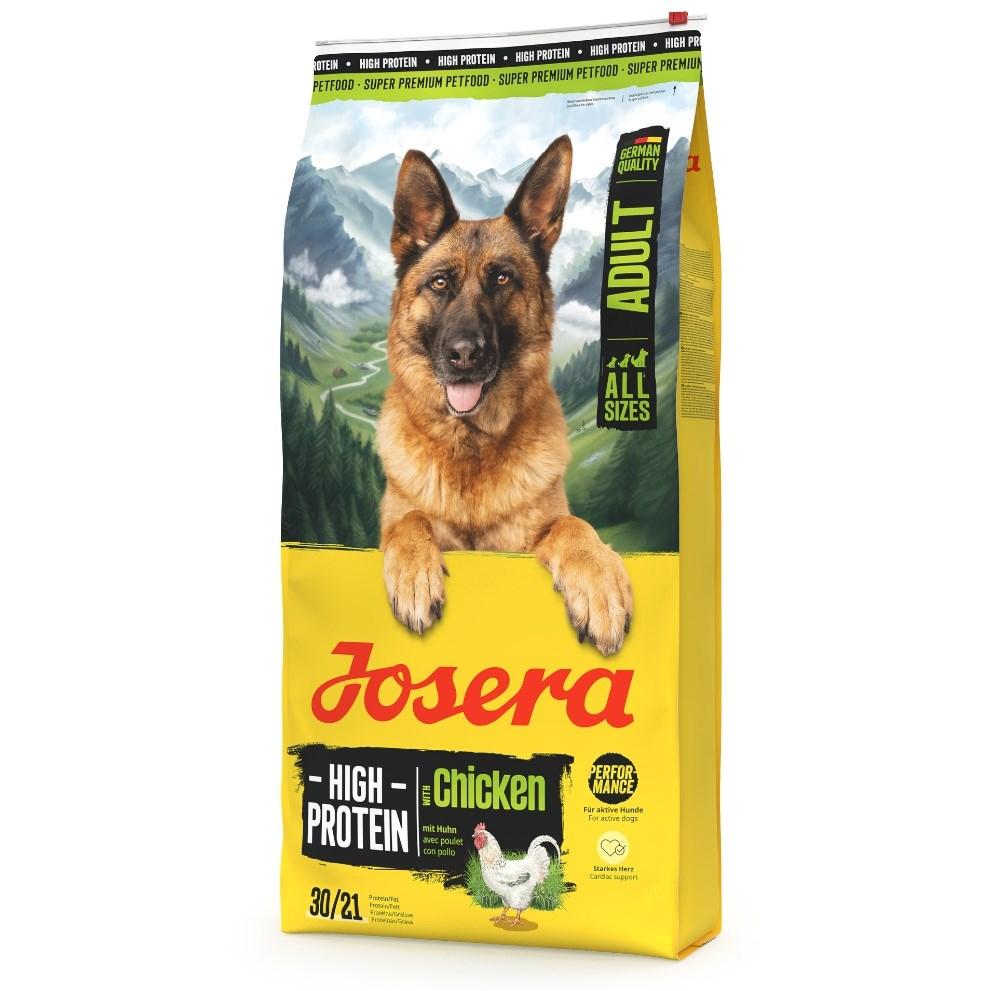 JOSERA High Protein Chicken tørfoder til hund – 12,5 kg billede