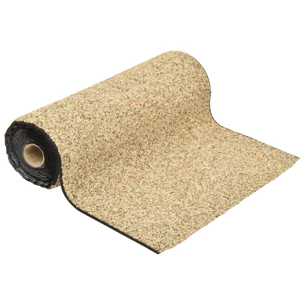Stenfolie 100 × 100 cm - naturligt sand til havedam og vandløb billede