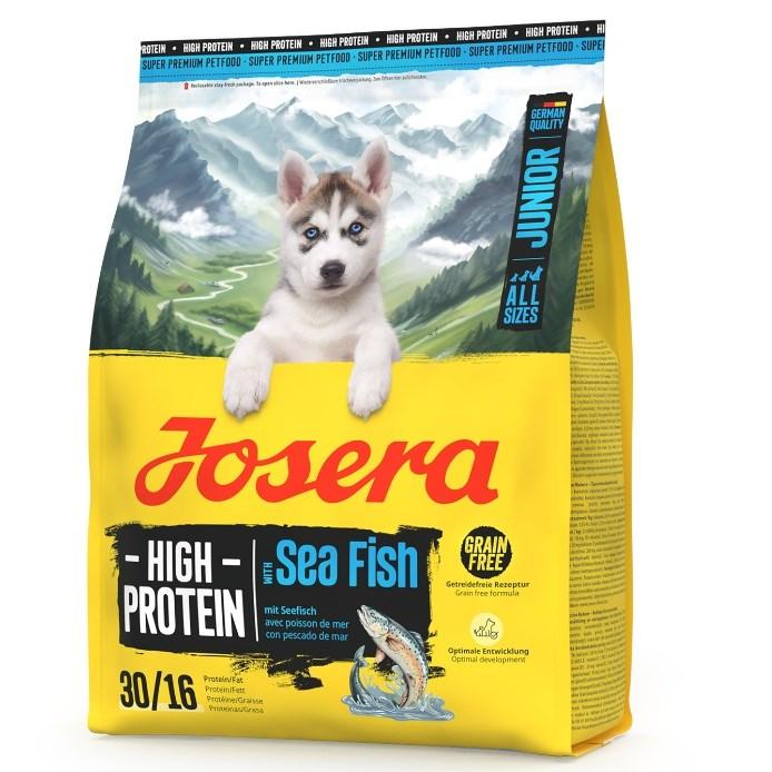 JOSERA Junior High Protein Sea Fish – tørfoder til hunde, 3 kg billede