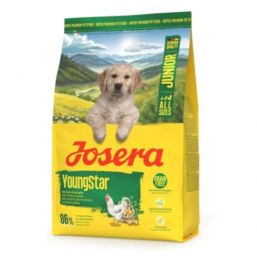 JOSERA Youngstar junior hundefoder – korn- og glutenfrit, 3 kg