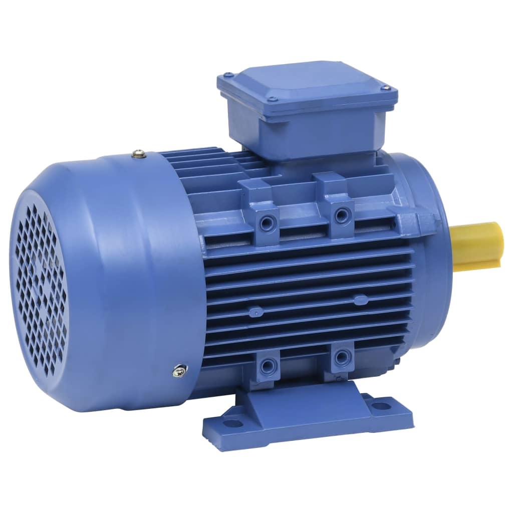 3-faset elektrisk motor 2,2 kW/3 hk 2-polet 2840 o/m aluminium billede