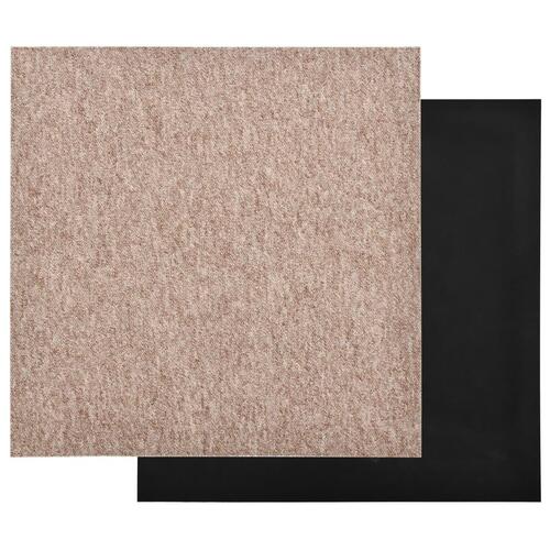Tæppefliser 20 stk. 5 m² 50x50 cm beige