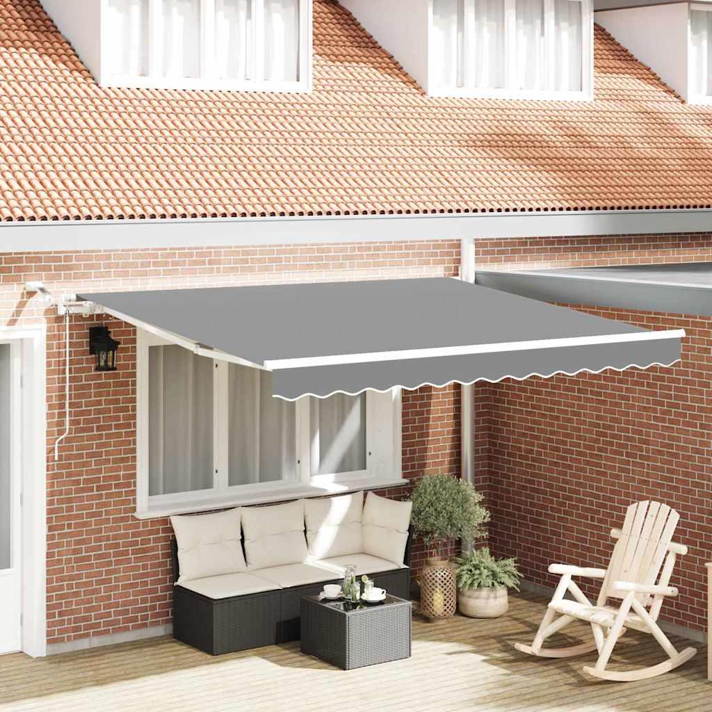 Markiseramme Hvid 3 x 2,5 m Aluminium billede