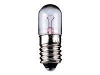LED pære Goobay E10 2 W 2700 K - klart glas, varmt hvidt lys