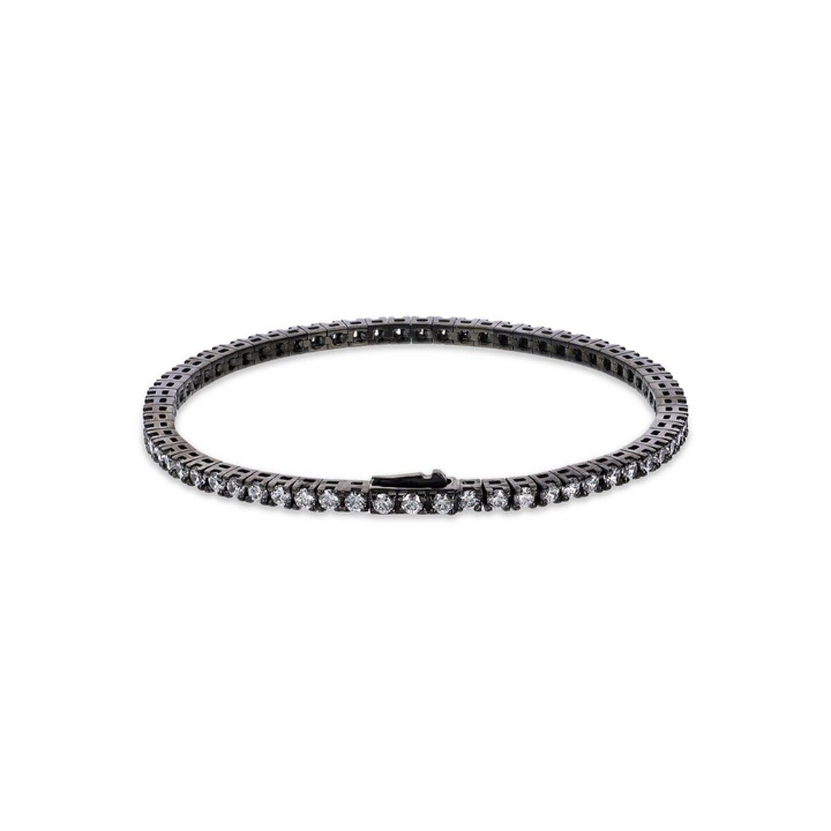 Albert M. armbånd til mænd - sølvfarvet, elegant design (WSOX00568) billede