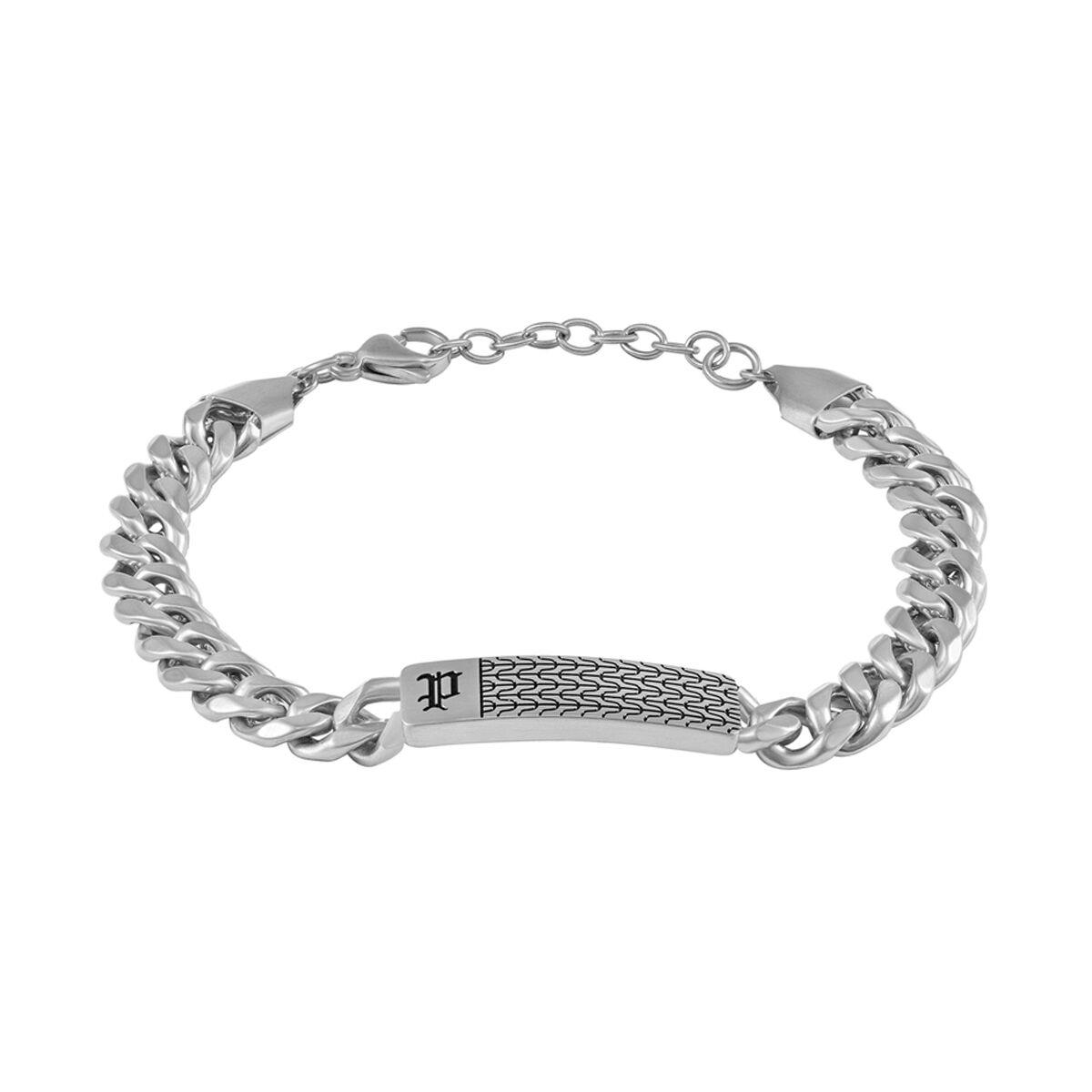 Police PEAGB0078101 armbånd til mænd - sølvfarvet billede