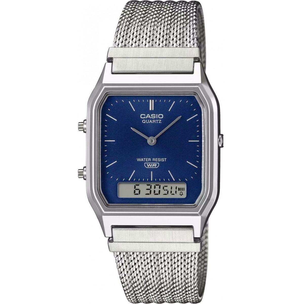 Casio AQ-230EM-2AEF unisex armbåndsur - blå skive, kvarts billede
