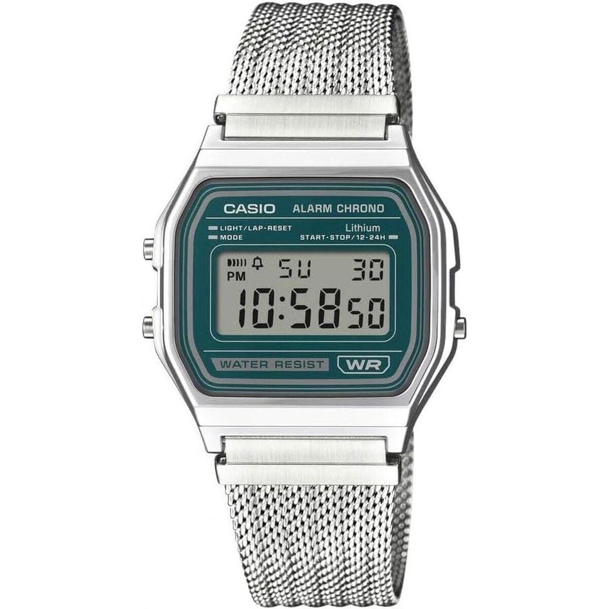Casio A158WEM-3EF unisex armbåndsur - 33 mm digitalt ur billede