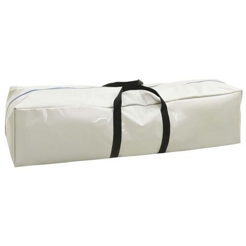 Oppustelig gymnastikmåtte med pumpe 60x100x15 cm PVC grøn
