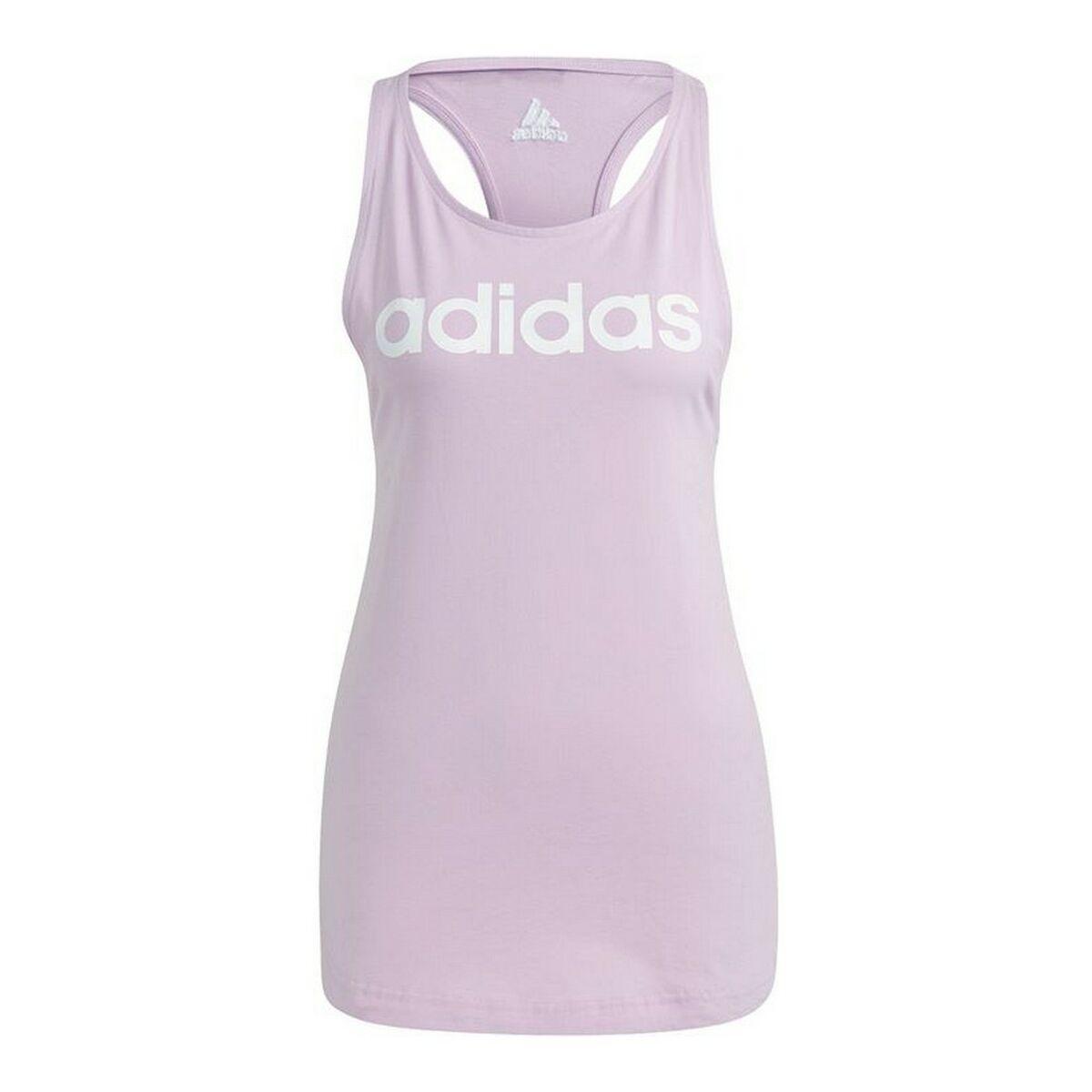 Adidas Essentials Logo tanktop - lavendel - kvinder XS billede