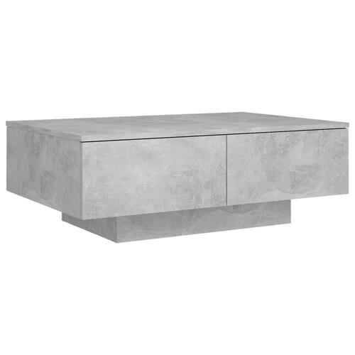 Sofabord 90x60x31 cm konstrueret træ betongrå