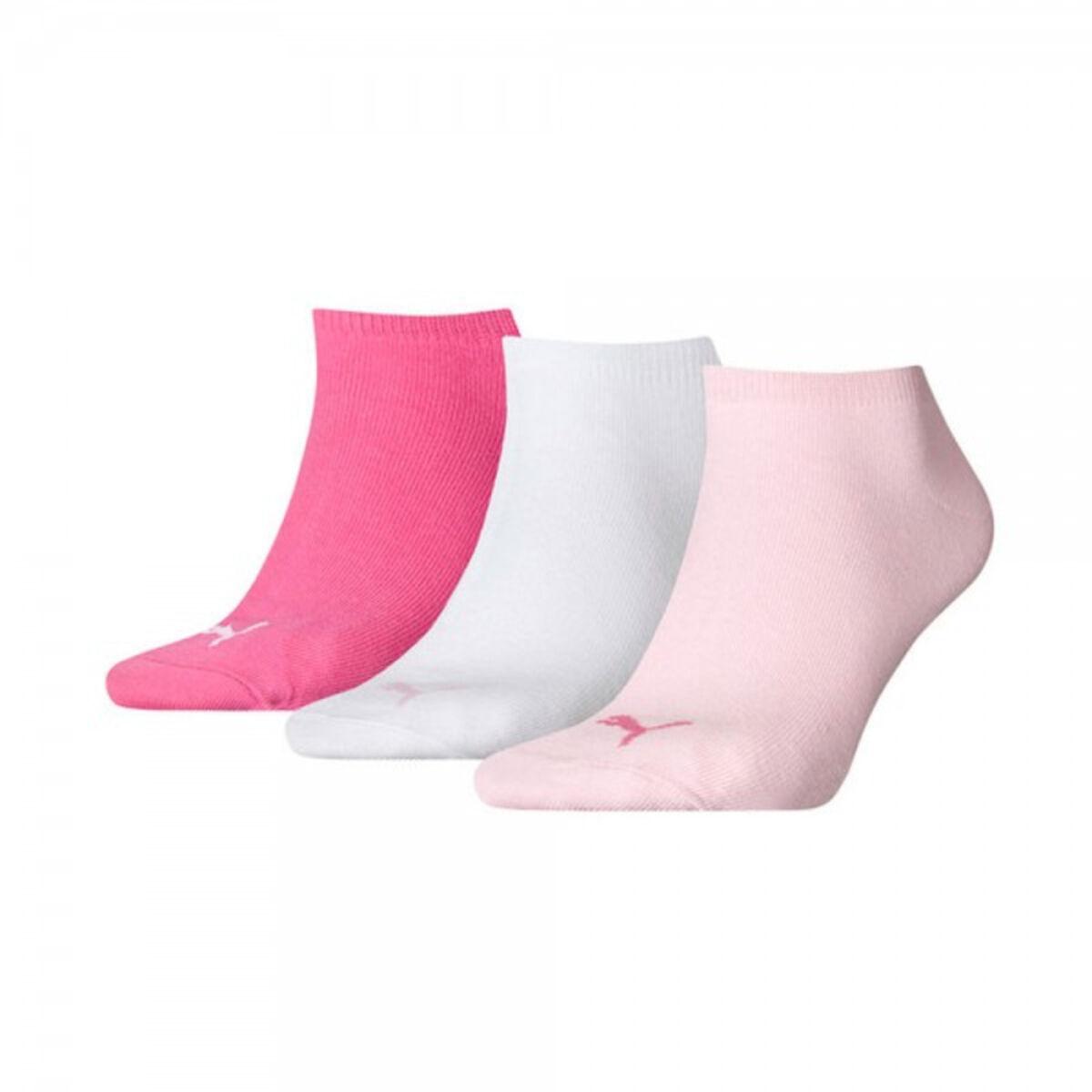 Puma SNEAKER LADY sportsstrÃ¸mper - 3-pak, pink - str. 39-42 billede