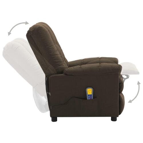 Massagestol stof brun