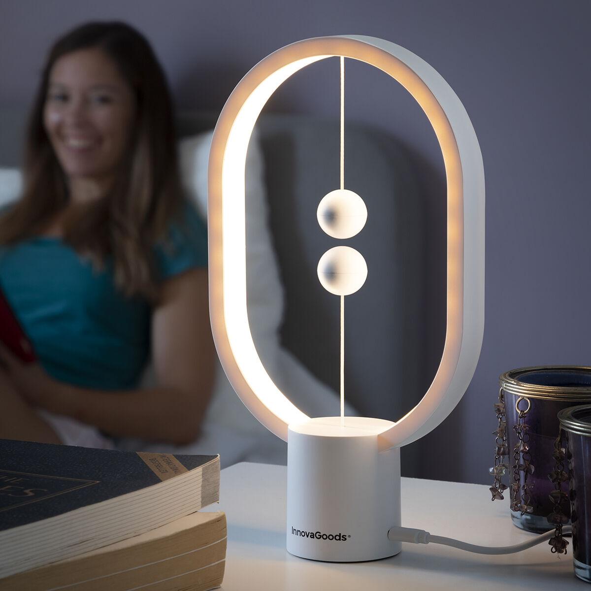 Magilum balancelampe - hvid LED bordlampe 3 W (OUTLET C) billede